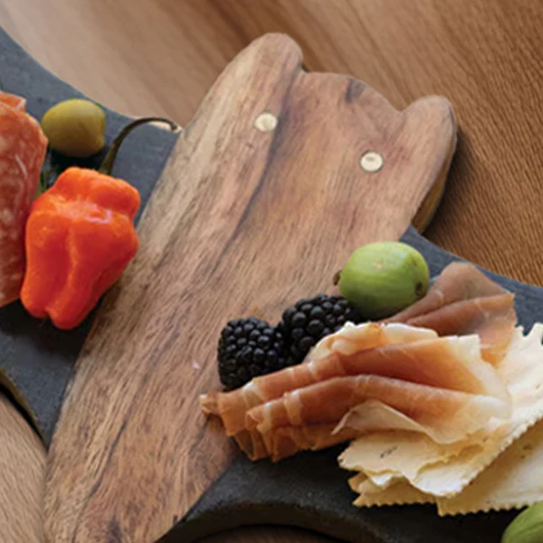 Food Safe Bat Acacia Wood Board