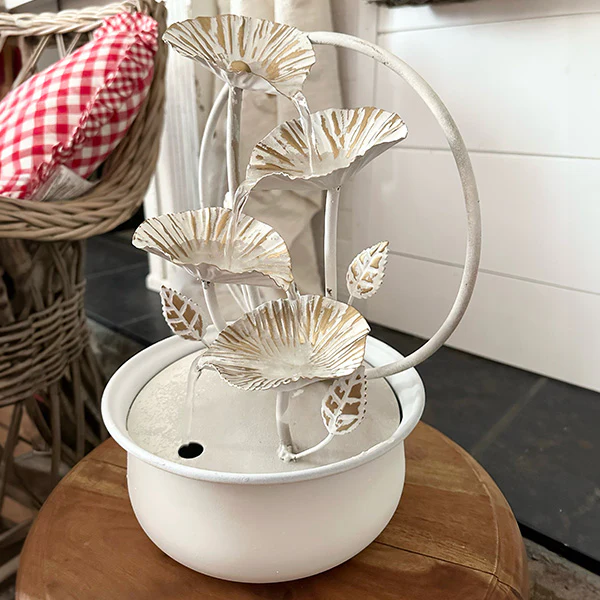 Tabletop Leaf Waterfall Fountain