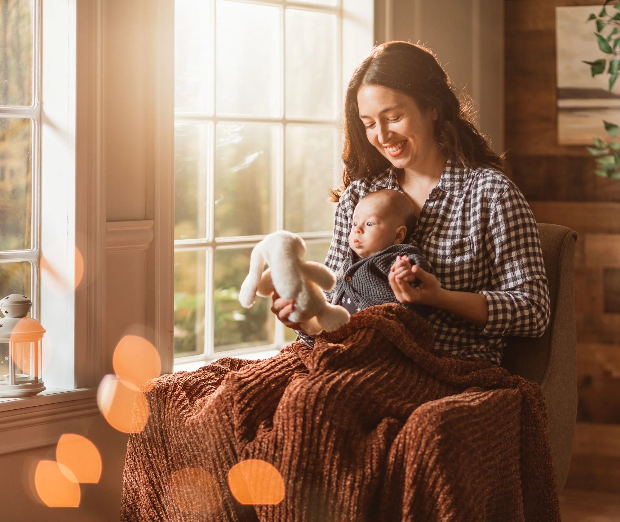 Knit Chenille Throw Blanket