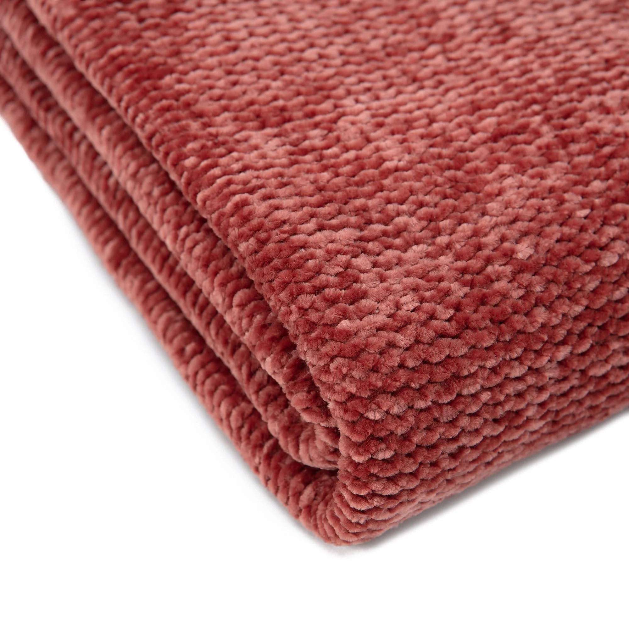Chenille Luxe Border Throw Blanket