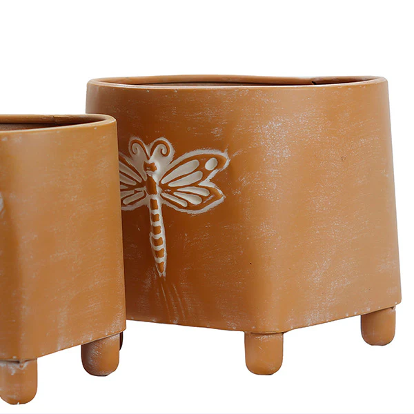 Antique Finish Insect Planters, Pick Your Style