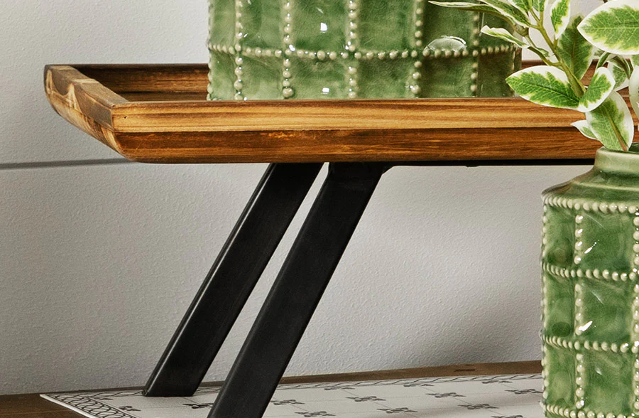Rustic Serving Tray Riser