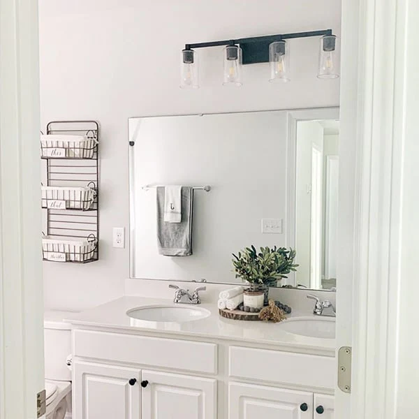 Wall Rack Organizer with 3 Baskets