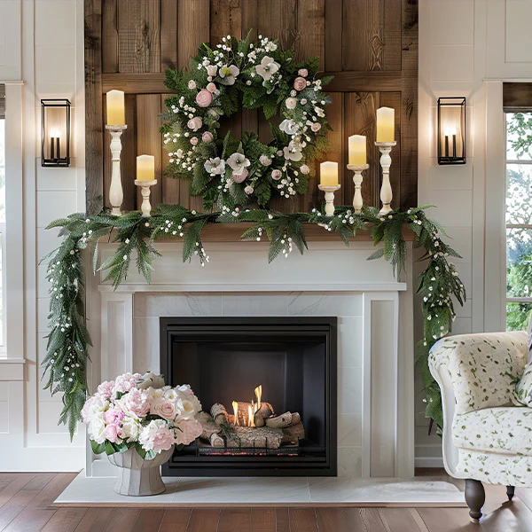 Chunky Hand Carved Wood Candle Holders, Set of 5 | Choose Your Color