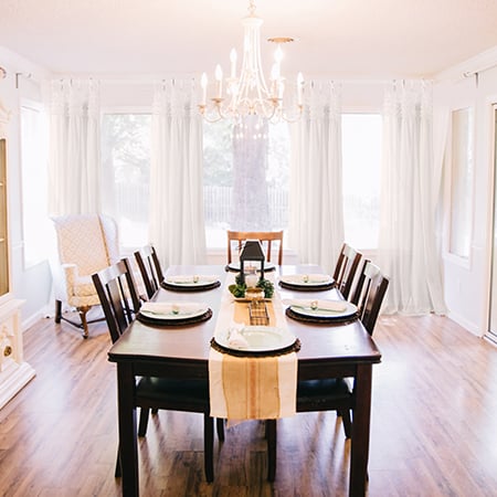 Tie-Top Frill Window Curtain Panel, Set of 2