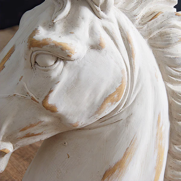Majestic Horse Head Statue Sculpture