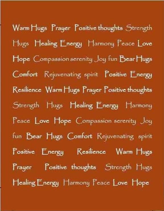 Gift Faux Fur Comfort Words Throw Blanket