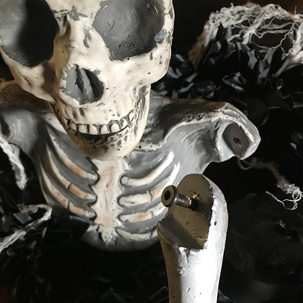 Half Skeleton Table Centerpiece