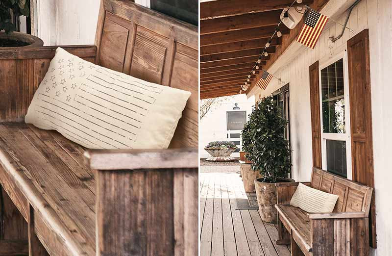 American Flag Pillow