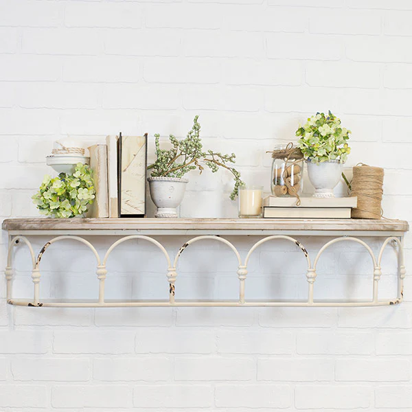 *HUGE* Delicate Metal Detailed Shelf