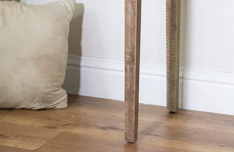 Scalloped Edged Wood Table