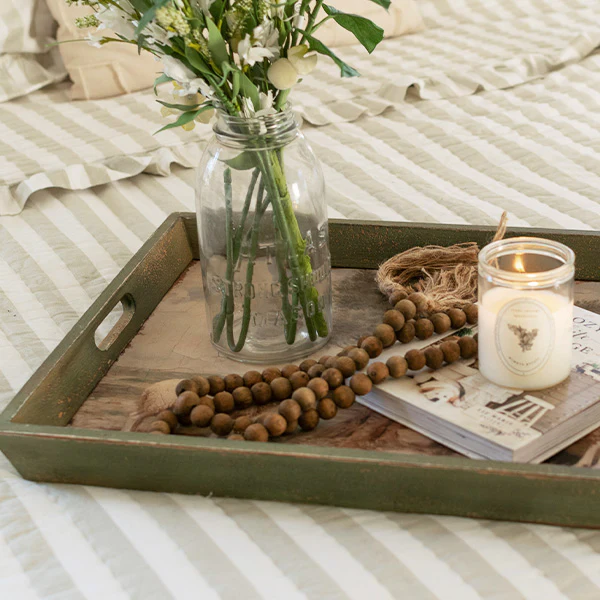 Pastoral Sheep Wood Tray