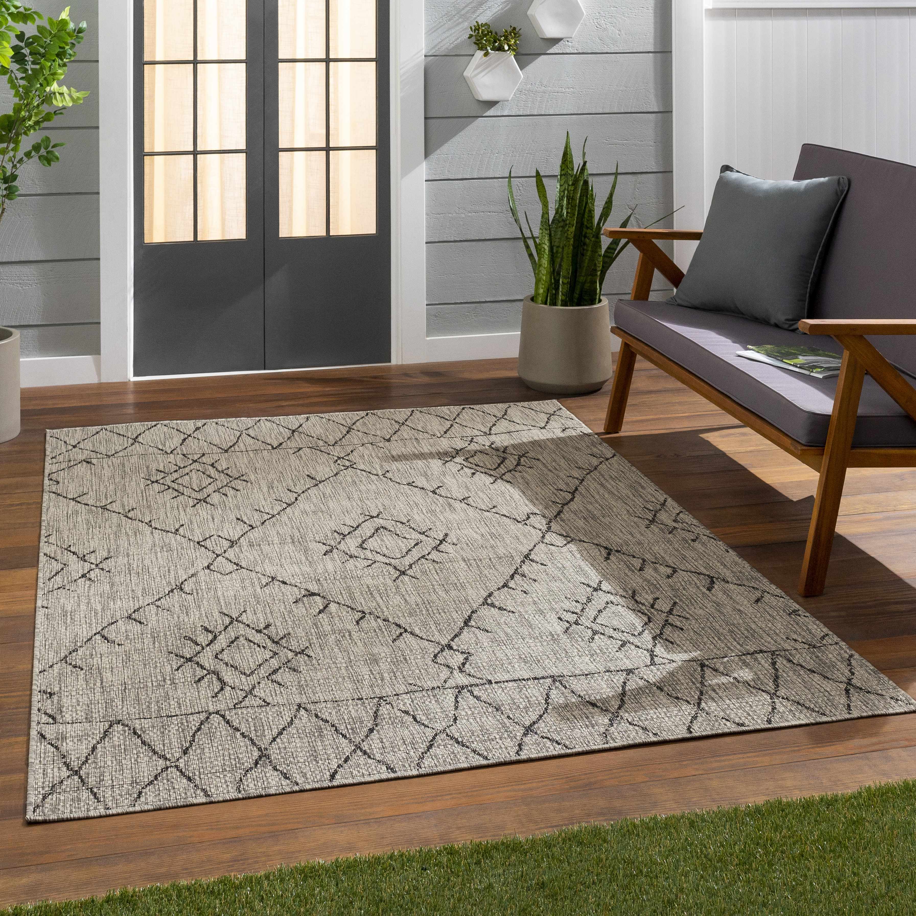Taupe Outdoor Rug