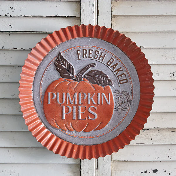 Pumpkin Pies Bottle Cap Sign