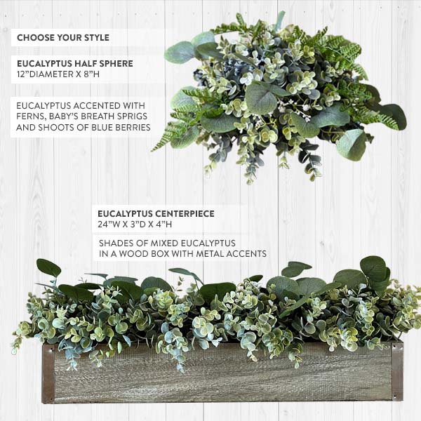 Life-like Eucalyptus Plant, Pick Your Style