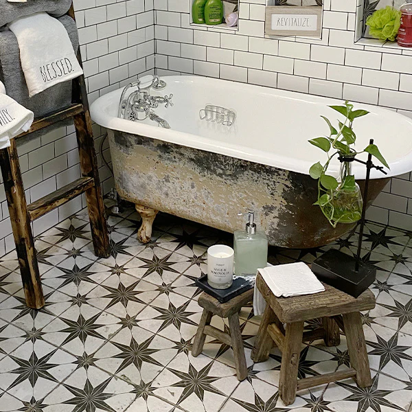 Authentic FOUND Wooden Stool Riser