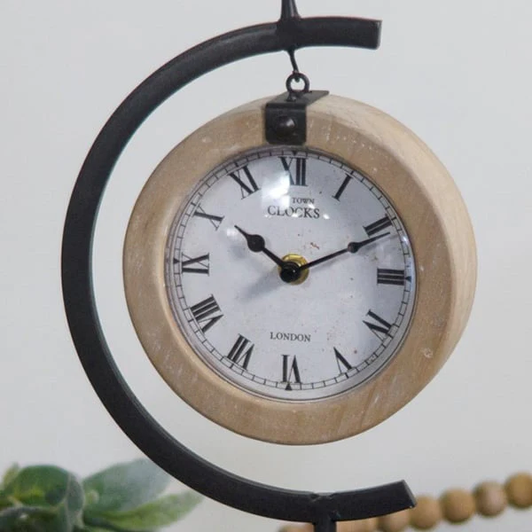 Modern Farmhouse Tabletop Clock