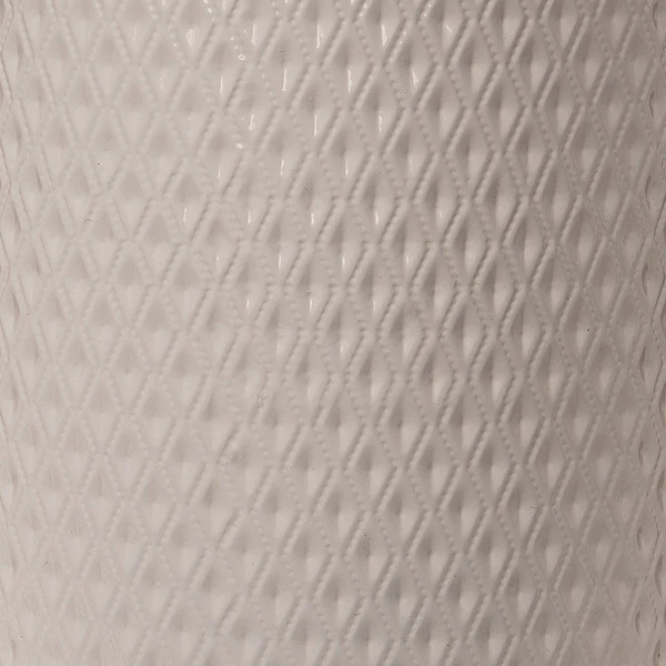 Embossed White Planter with Brass Finish Stands, Set of 2