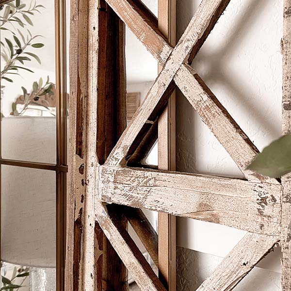 Architectural Wooden Transom Window Frame
