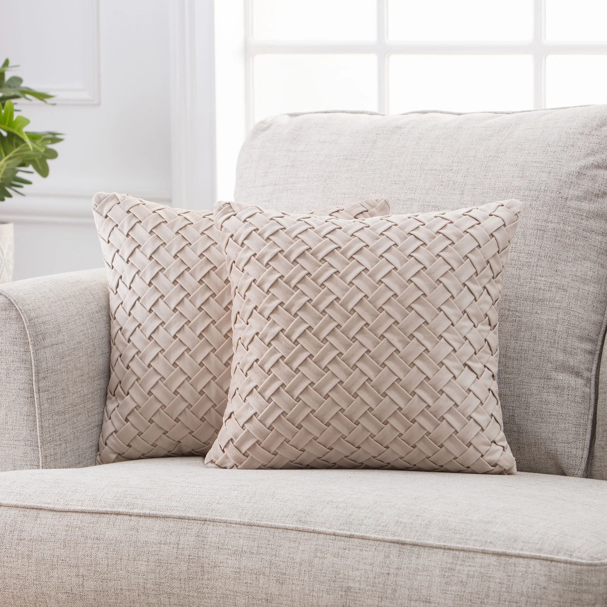 Lattice Throw Pillow Covers