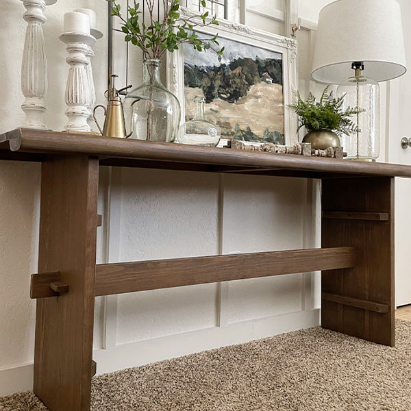 Wood Console Table | 66 Inch