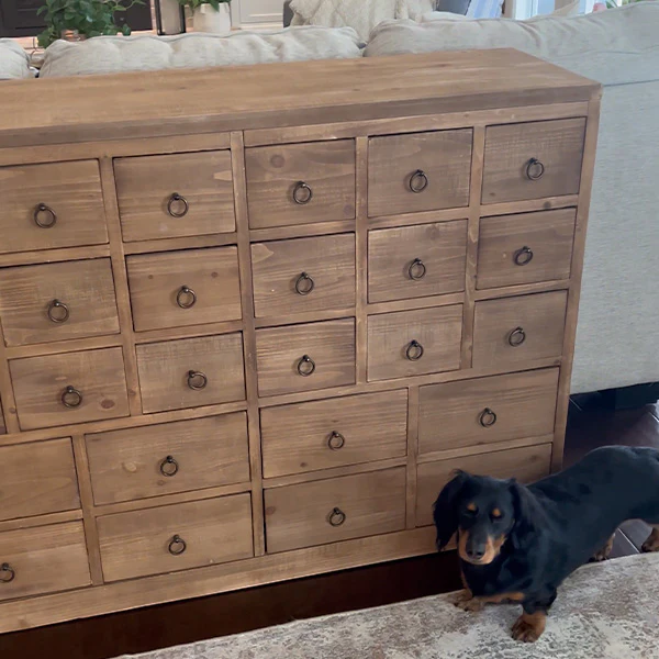 Victorian Workshop Wooden Chest of Drawers