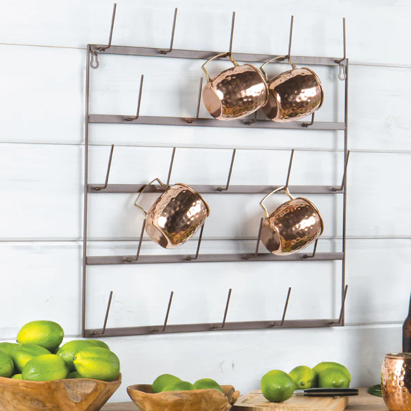 Wall Mounted Mug Rack