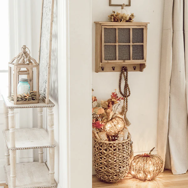 Multi-Functional Wooden Wall Cabinet