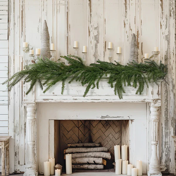 Real Touch 5 Foot Norfolk Pine Garland