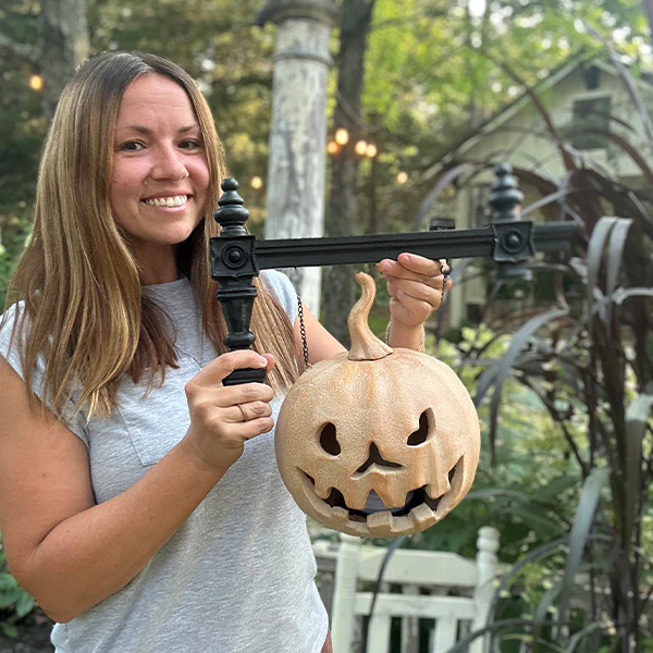 Multi-color LED Jack-O-Lantern With Bracket Option | Our