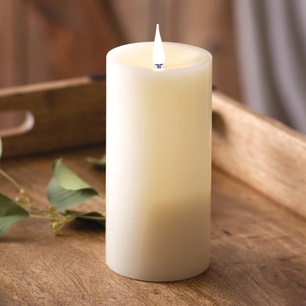 Set of Two Multi Feature LED Wax Candles, Pick Your Size