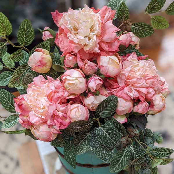 Lifelike Peony Bouquet
