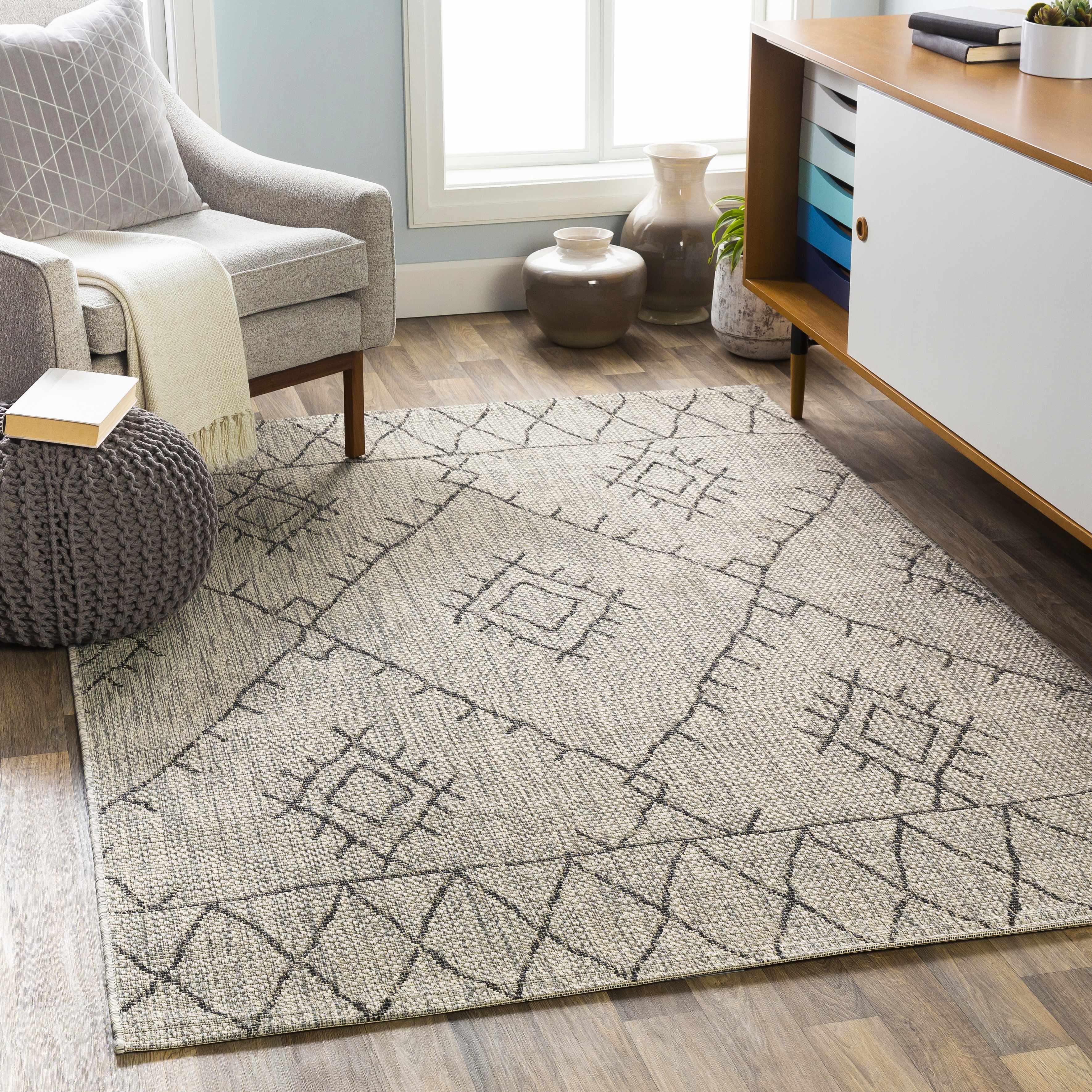 Taupe Outdoor Rug