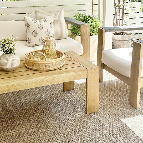 Light Brown Indoor & Outdoor Rug