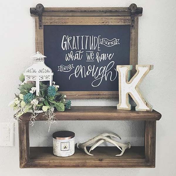 Barn Door Chalkboard  Pick Your Style