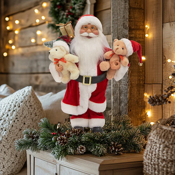 Traditional Santa Claus Figurine, Choose Your Style