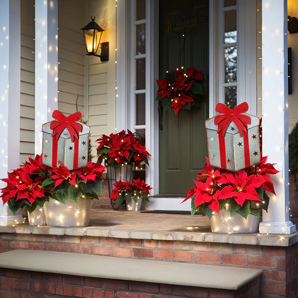 Metal Present Yard Stake