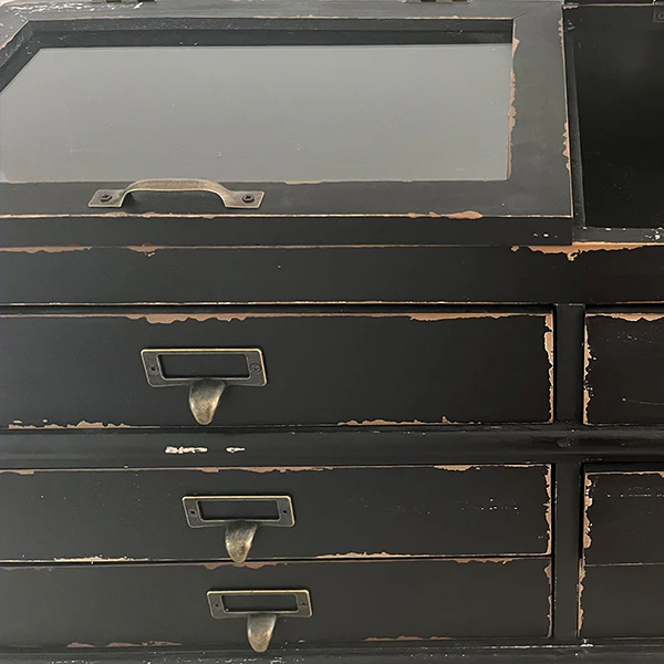Large Wooden Apothecary Chest