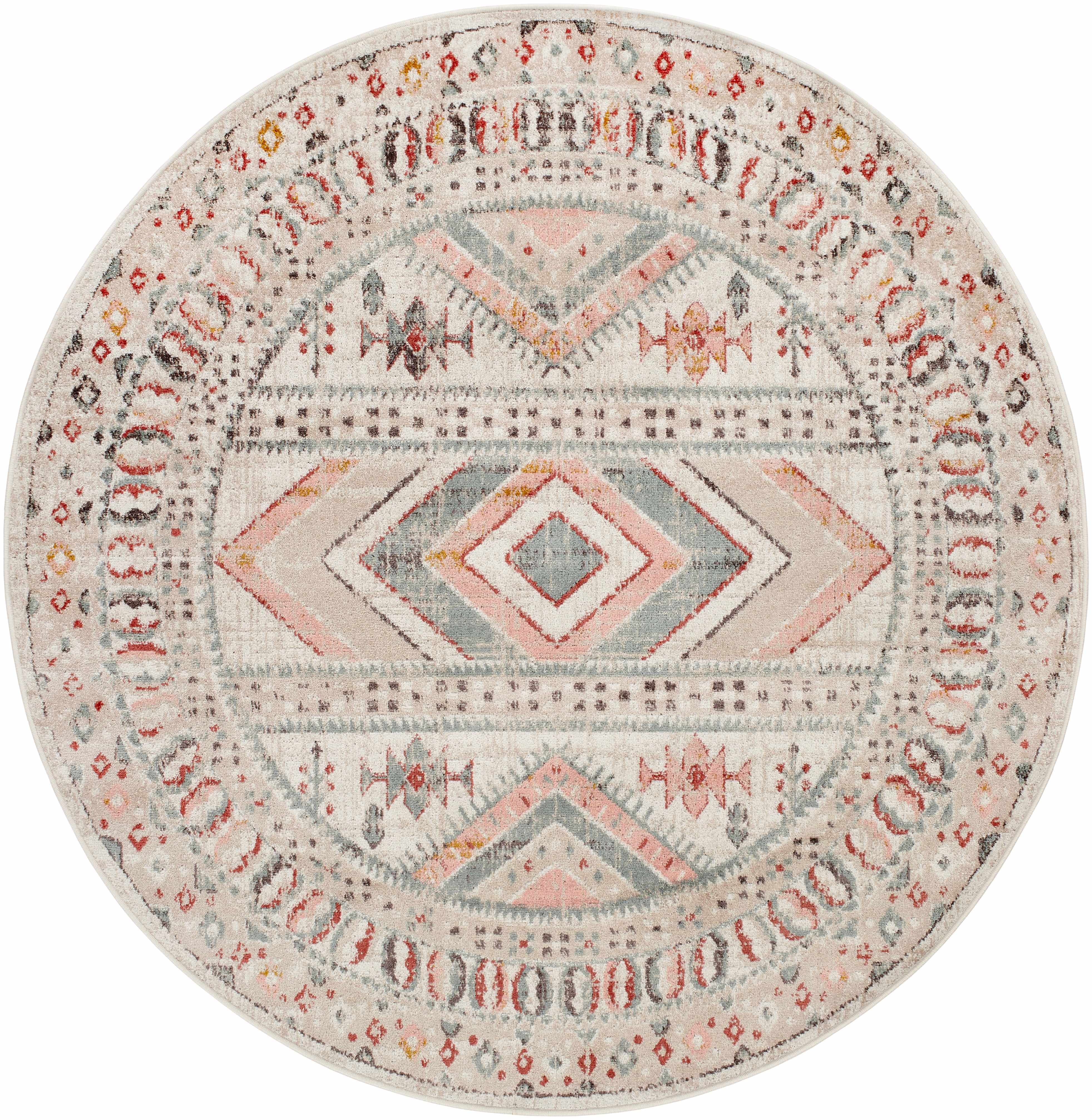 Machine Woven Geometric Area Rug