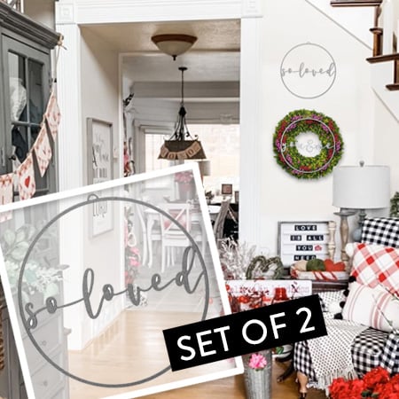 Heartfelt Metal Wreath Signs, Set of 2 | Made in USA