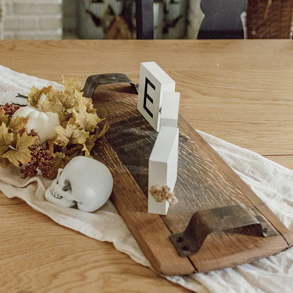 Bourbon Barrel Tray | Charcuterie Serving Board | Made in the USA