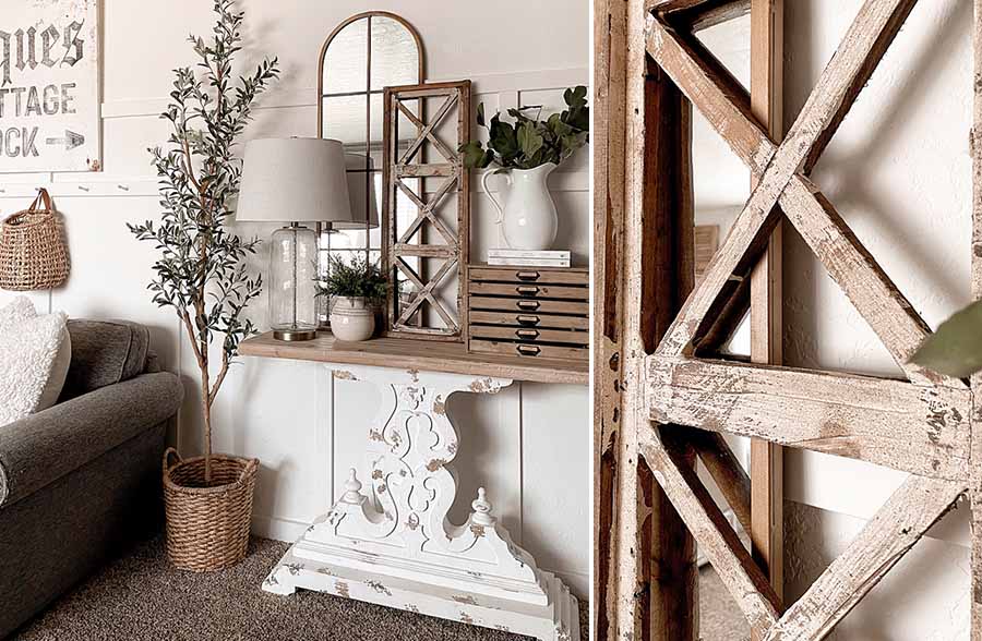 Architectural Wooden Transom Window Frame