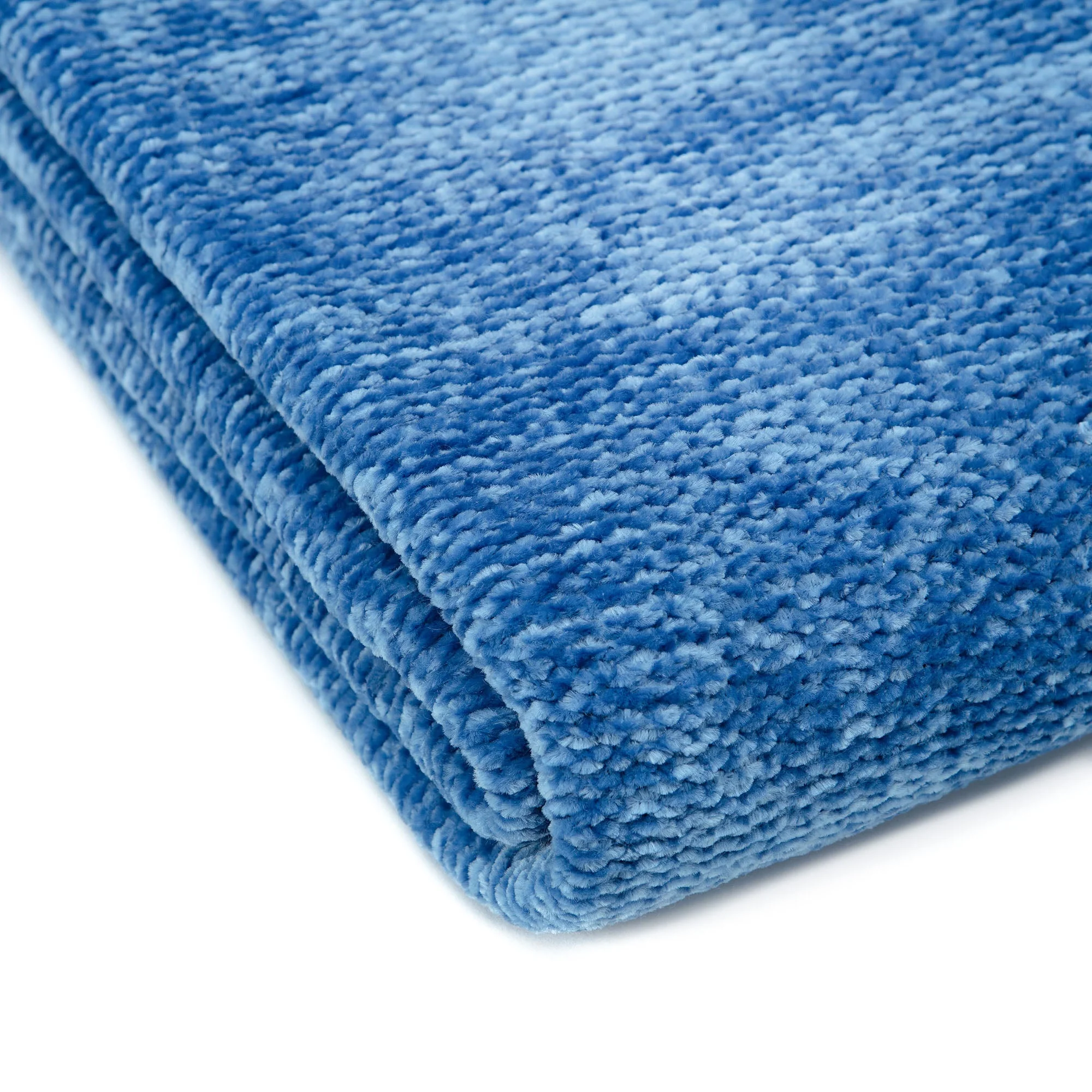 Chenille Luxe Border Throw Blanket
