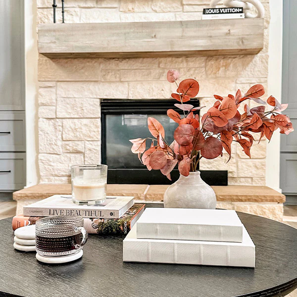 Linen Storage Book Boxes, Set of Two