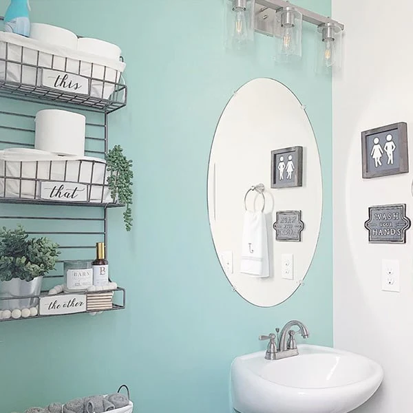 Wall Rack Organizer with 3 Baskets