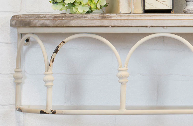*HUGE* Delicate Metal Detailed Shelf