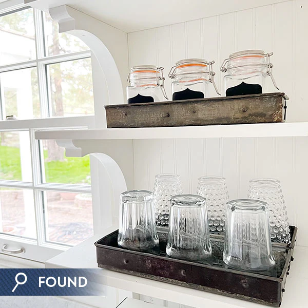 FOUND Industrial Antique Bread Pan, Pick Your Size