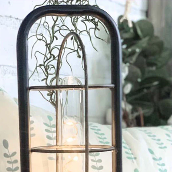Standing Caged Firefly Lamp