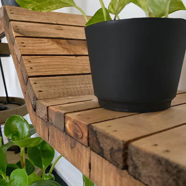 Wooden Plank Multi-Level Floating Wall Shelf