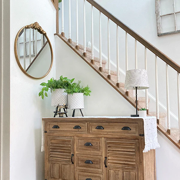 Round Gleaming Primrose Mirror | French Gold Ornate Filigree